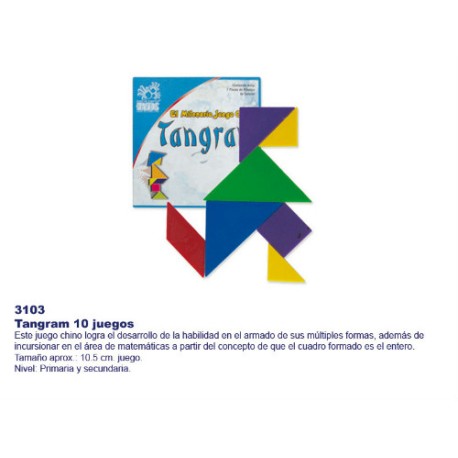 Tangram c/ 10 juegos