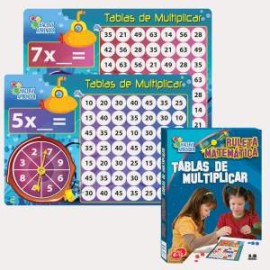 Ruleta Matemática tablas de multiplicar