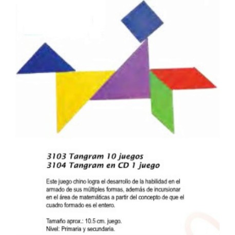 Tangram en CD 1 juego