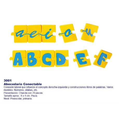 Abecedario Conectable 3001