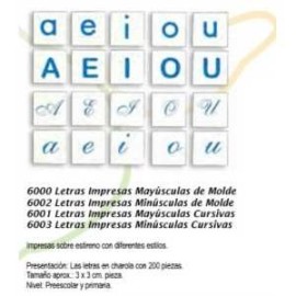 Letras Impresas Minúsculas de Molde 6002