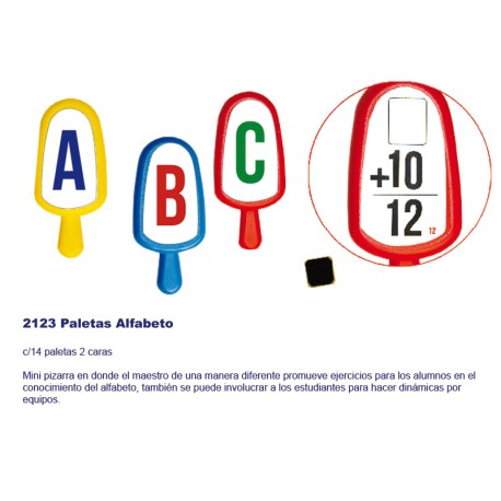 Paletas Alfabeto 2123